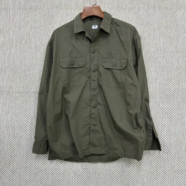 [BUNJANG] Uniqlo Shirt Jacket M / 유니클로 셔츠 자켓 M H02524