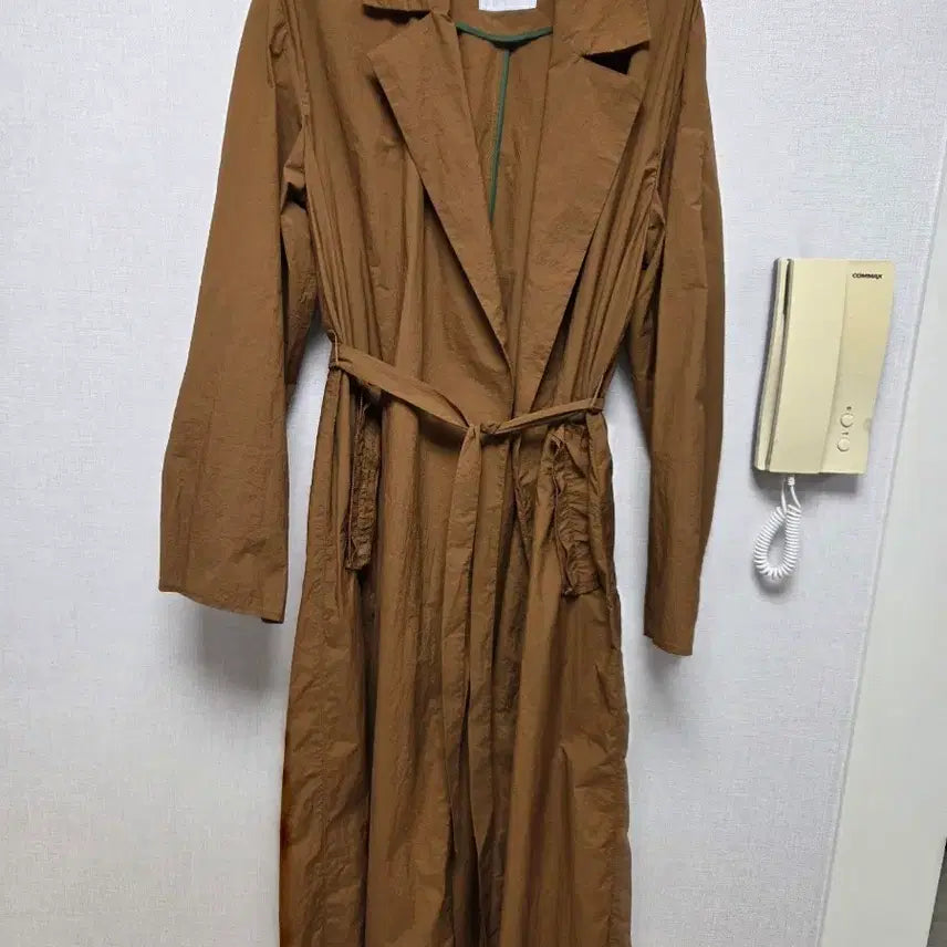 [BUNJANG] Kim Seo Ryong Robe Trench Coat / 김서룡 로브 트랜치