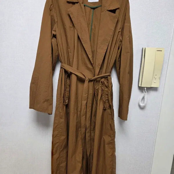[BUNJANG] Kim Seo Ryong Robe Trench Coat / 김서룡 로브 트랜치
