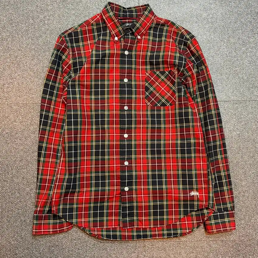 [BUNJANG] Stussy Checkered Shirt / 00s 스투시 체크셔츠