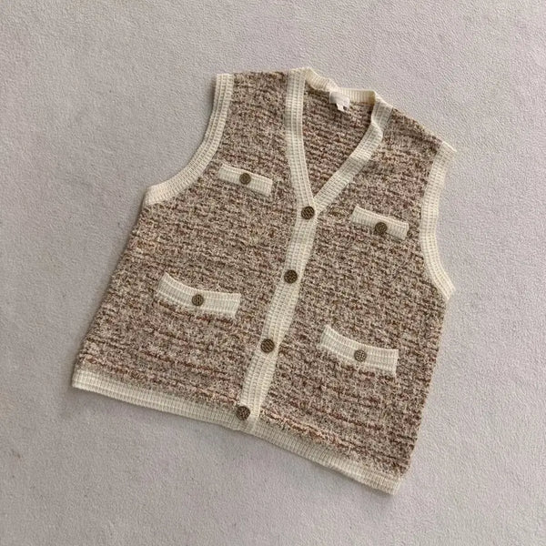 [BUNJANG] Plastic Island Knit Vest 0812T1 / M 플라스틱아일랜드 니트 조끼 0812T1