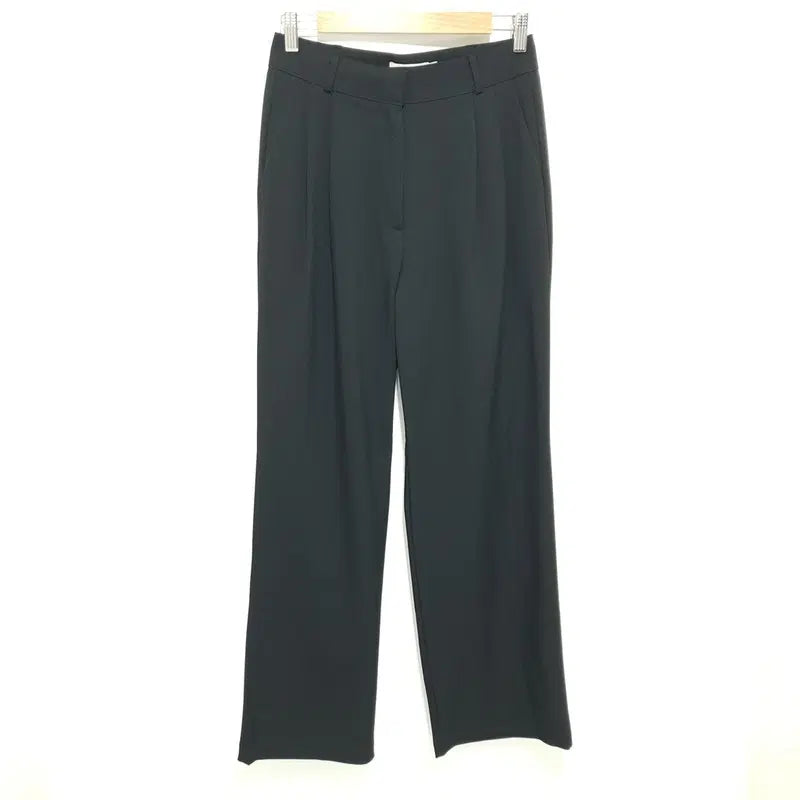 [BUNJANG] Slow Mood Women's Two-Tuck Wide Slacks (M) / 슬로우무드 여성 투턱 와이드 슬랙스 M_M2700