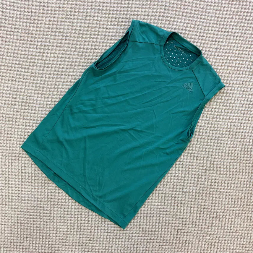 [BUNJANG] Adidas Sleeveless T-Shirt / 실측 아디다스 민소매 티 0820D2