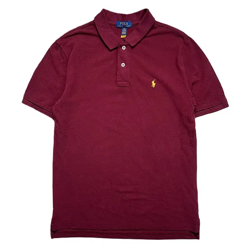 [BUNJANG] Polo Boys PK Short Sleeve T-Shirt Wine L / POLO 보이즈 pk 반팔티 와인 L