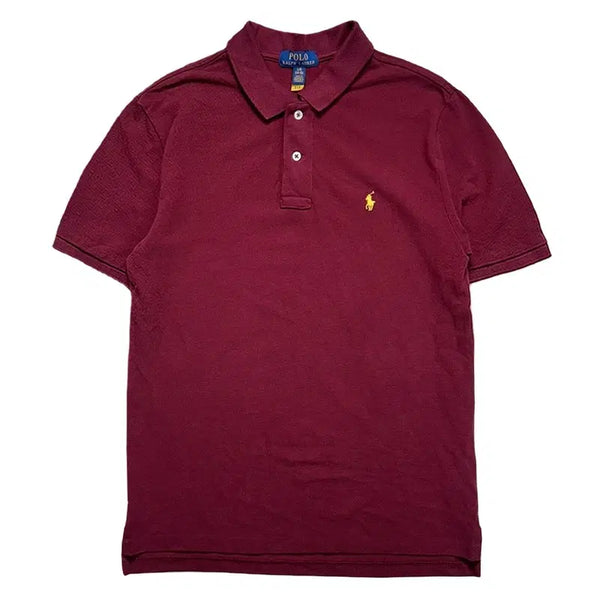 [BUNJANG] Polo Boys PK Short Sleeve T-Shirt Wine L / POLO 보이즈 pk 반팔티 와인 L