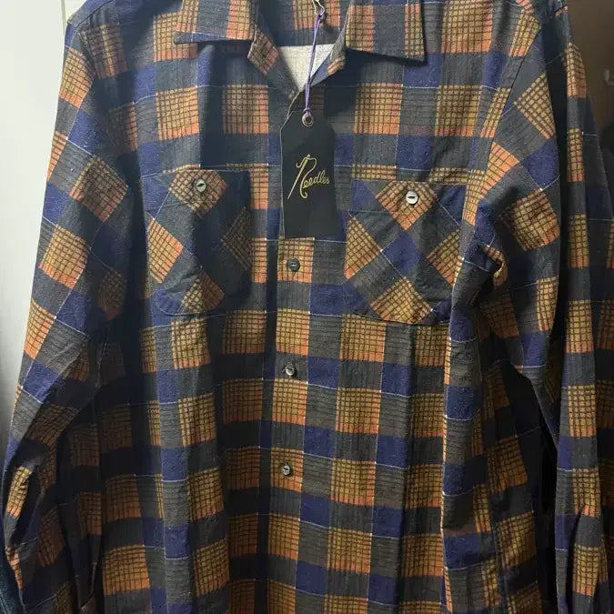 [BUNJANG] Needles One Up Printed Flannel Shirt / 니들스 원업 프린티드 플란넬 셔츠 M