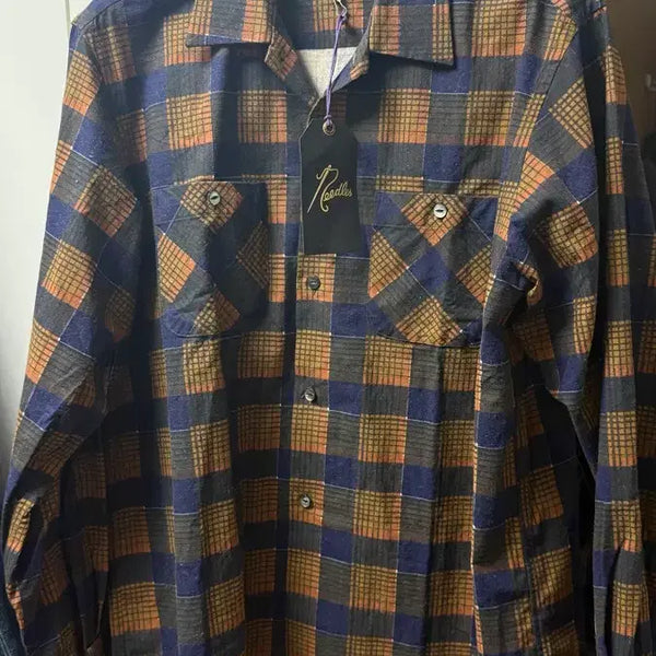 [BUNJANG] Needles One Up Printed Flannel Shirt / 니들스 원업 프린티드 플란넬 셔츠 M
