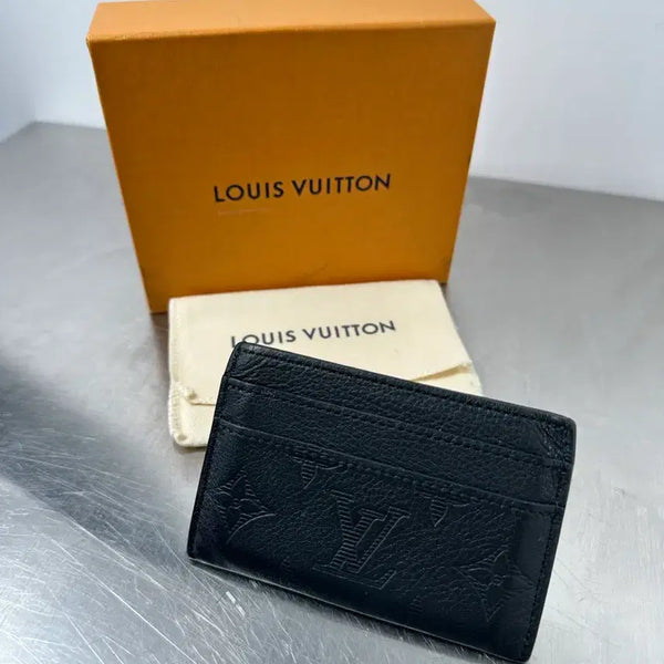 [BUNJANG] Louis Vuitton Eclipse Shadow Card Holder Black / 루이비통 이클립스 쉐도우 카드지갑 블랙