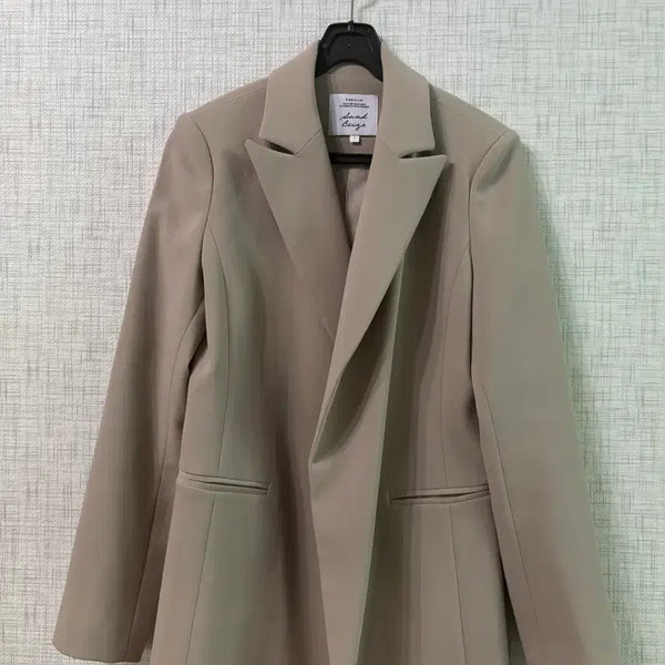 [BUNJANG] Luxury Single Jacket + Belt Set (Sand Beige) / (55.66)샌드베이지 럭셔리 싱글 자켓+벨트셋