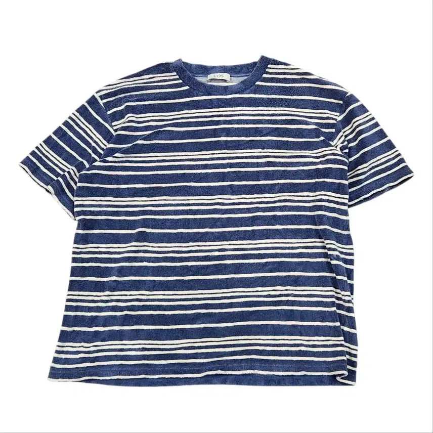 [BUNJANG] COS Terry Short Sleeve T-Shirt Navy / COS  테리 반팔  네이비