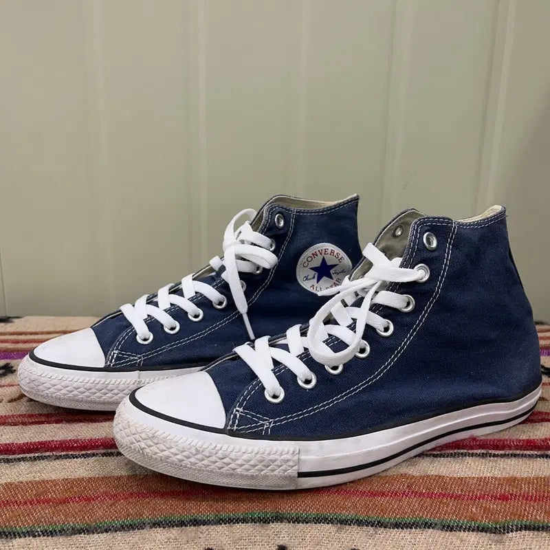 [BUNJANG] Converse Chuck Taylor All Star Navy Sneakers 260 / 컨버스 척테일러 올스타 네이비 스니커즈 260 X03332