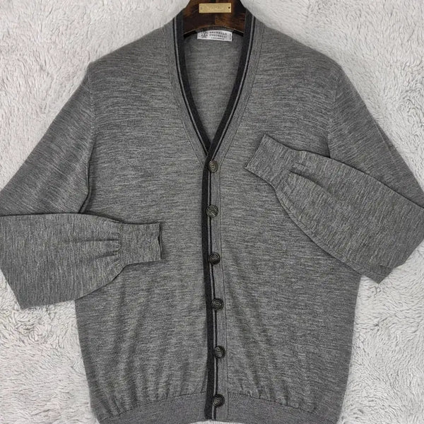 [BUNJANG] Brunello Cucinelli Cashmere V-Neck Cardigan / 브루넬로 쿠치넬리 캐시미어 브이넥 가디건