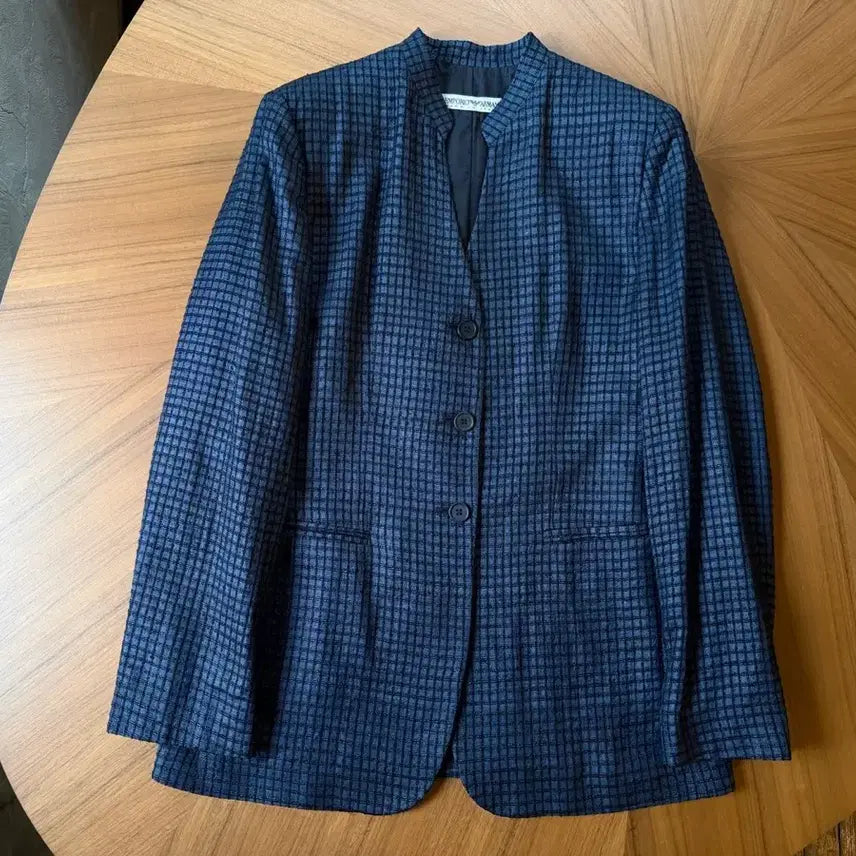 [BUNJANG] Emporio Armani Silk Blazer Jacket Women's Size 66 / 엠포리오아르마니 실크 블레이저 자켓 여성66