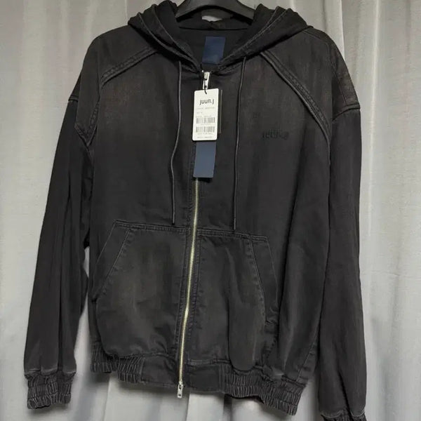 [BUNJANG] Juun.J 26SS Double Layered Zip-Up Hoodie Black / [S] 준지 26SS 더블레이어드 후드집업 블랙