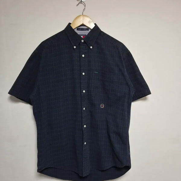 [BUNJANG] Tommy Hilfiger Check Seersucker Shirt M / 타미힐피거Tommy 체크 시어서커 셔츠 M - S488