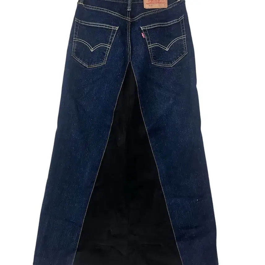 [BUNJANG] Levi's Upcycled Denim Long Skirt Size 29 / 리바이스 업사이클링 데님 롱스커트