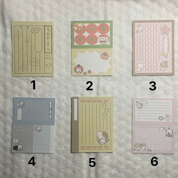 [BUNJANG] Munyu Munyu Ddaengmemo Memo Pad / ₩300 [떡메모지] - 무뉴무뉴