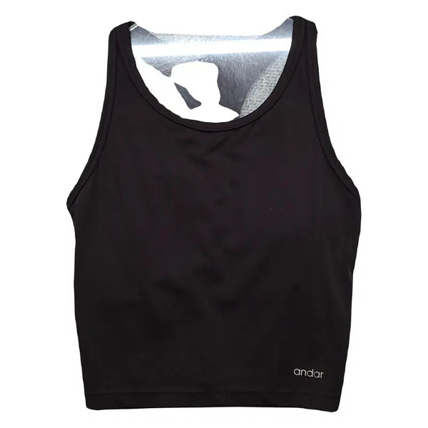 [BUNJANG] Andar Black Functional Training Tank Top 2 / 안다르 블랙 기능성 트레이닝 나시 2