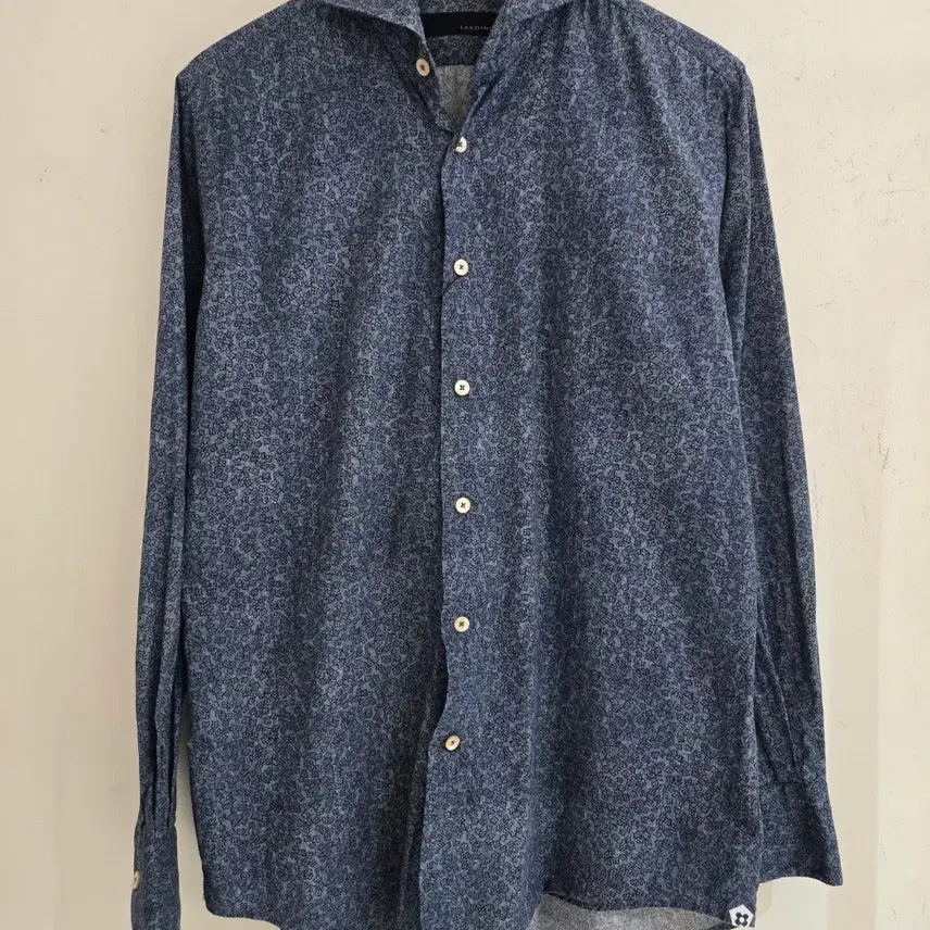 [BUNJANG] Lardini Cotton Shirt Washed Blue Size 39 / 라르디니 코튼 셔츠