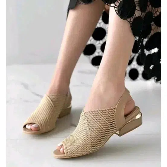 [BUNJANG] Beige Mesh Sandals 230 / 망사 샌들 베이지 230