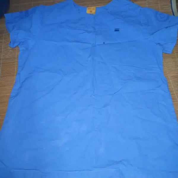 [BUNJANG] Dongwoo Medical Scrub Top (Navy, M) / 동우의료기 의사가운 남색 M사이즈전북대병원수술실업무복반팔상의다용도쓰실분