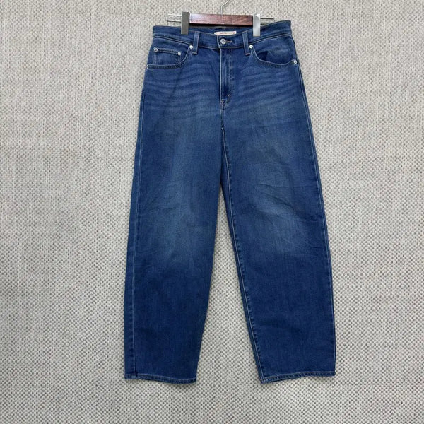 [BUNJANG] Levi's Baggy Dad Premium Stretch Denim Jeans 27 Inch H02647 / 리바이스 배기대드 프리미엄 스판 데님 청바지 27인치 H02647