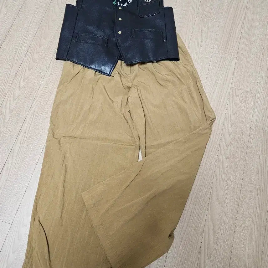 [BUNJANG] O.Z.Ye.Ce.Se. Fashion Wide Banding Pants / 오즈세컨 밴딩 와이드 바스락 팬츠