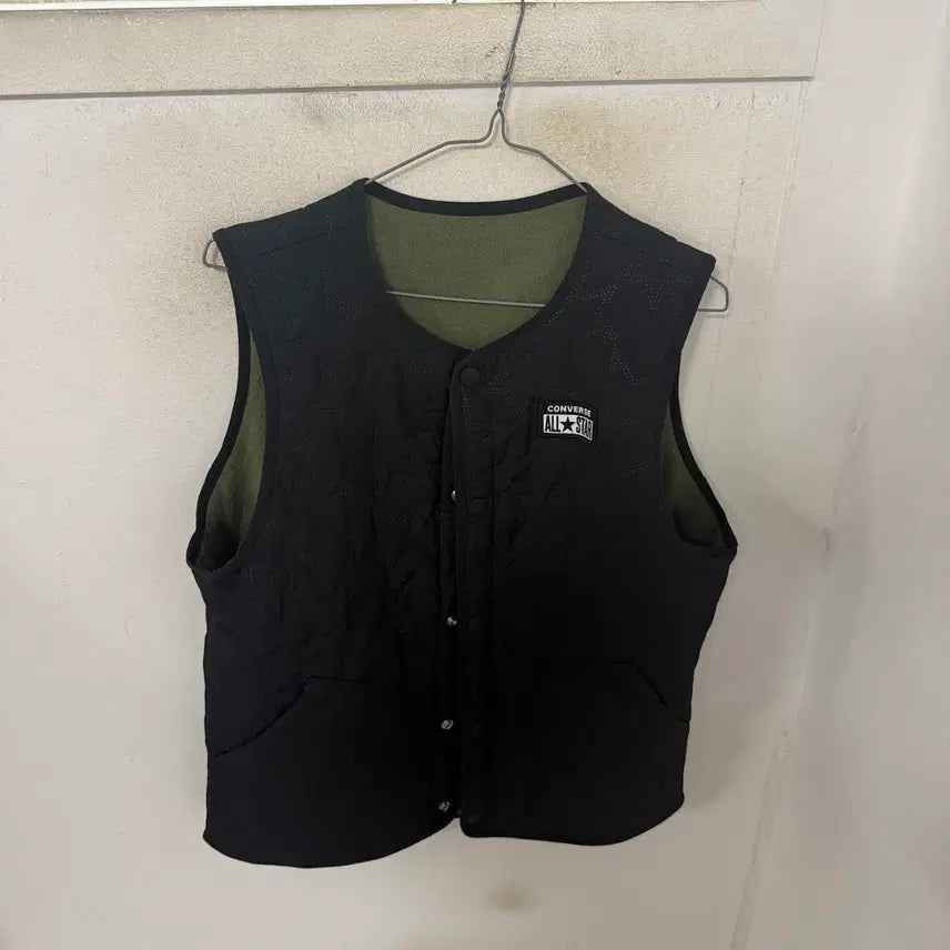 [BUNJANG] Converse Reversible Fleece Vest / 새상품 컨버스 양면 플리스 조끼