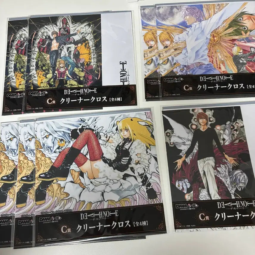 [BUNJANG] Death Note DMM Kuji C Prize Multi-Cleaner Bundle Set / 데스노트 DMM 쿠지 C상 멀티클리너 8개 일괄