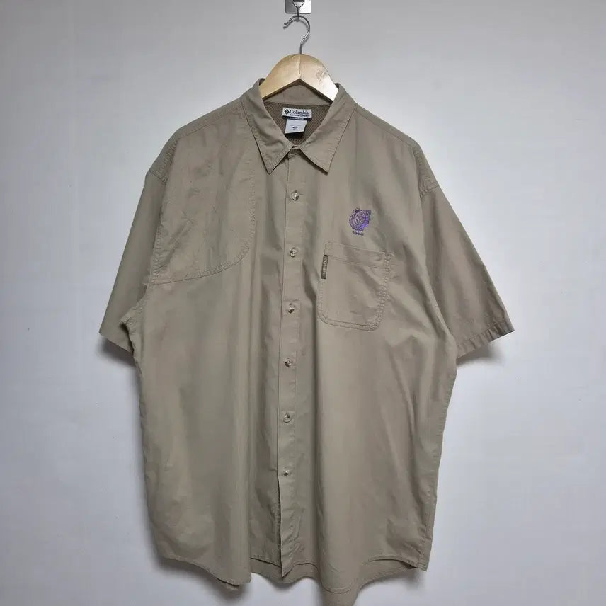 [BUNJANG] Columbia Beige Safari Shirt XL / 컬럼비아Columbia 베이지 사파리 셔츠 XL - S490
