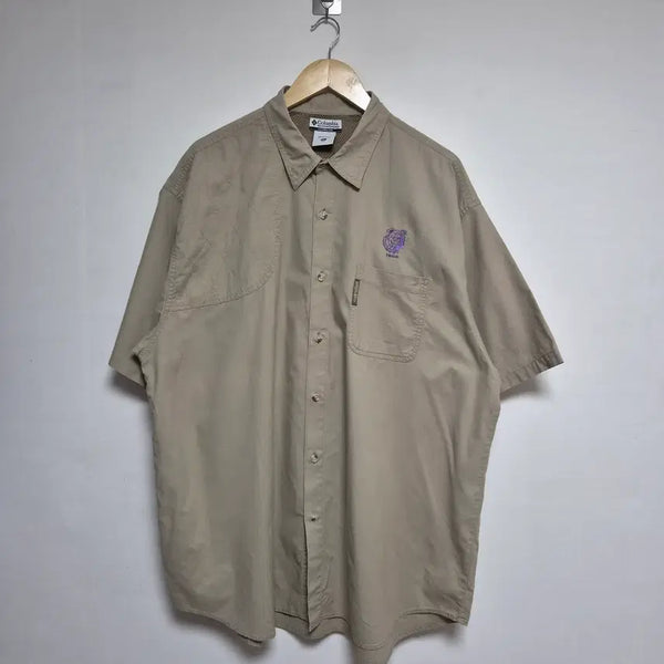 [BUNJANG] Columbia Beige Safari Shirt XL / 컬럼비아Columbia 베이지 사파리 셔츠 XL - S490