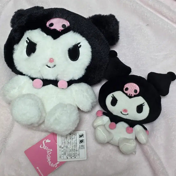 [BUNJANG] Sanrio Kuromi FuwaFuwa Classic Plush / 산리오 후와후와 고전 쿠로미 인형