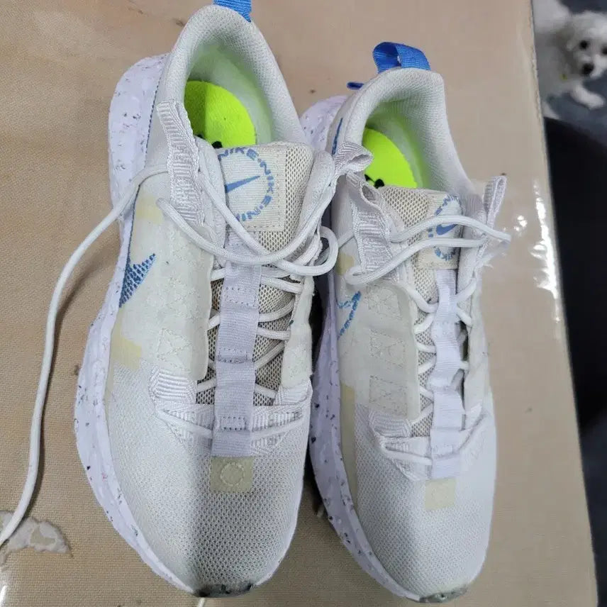 [BUNJANG] Nike React Infinity Run Flyknit 4 White Blue / 나이키 리액트 인피니티 런 플라이니트 4 화이트 블루240