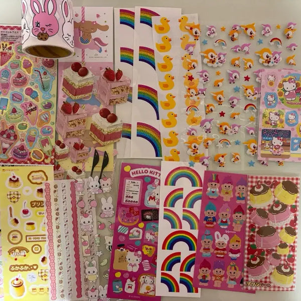 [BUNJANG] Diarry Decoration Sticker Bundle Set (27 Sheets) / 다꾸용품 처분) 다꾸스티커 27장 일괄