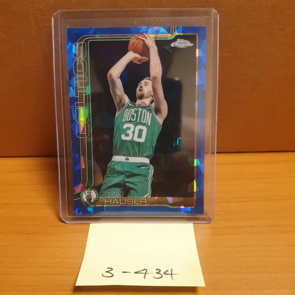 [BUNJANG] Topps Chrome Sapphire 2023-24 Sam Hauser Basketball Card / 탑스 크롬 사파이어 샘 하우저 농구카드