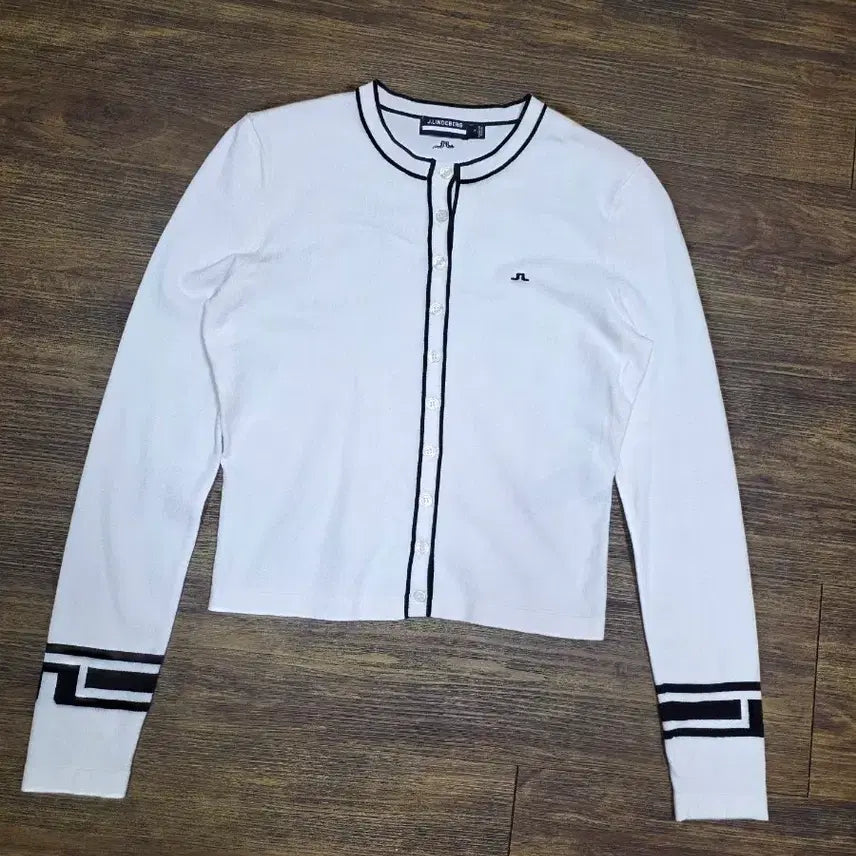 [BUNJANG] J.LINDEBERG Women's Golf Cardigan White / J.LINDEBERG 여성가디건 화이트