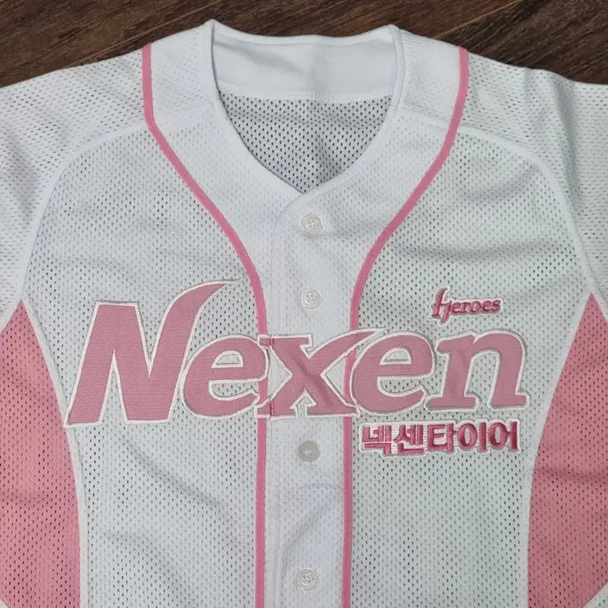 [BUNJANG] Nexen Heroes Pink Baseball Jersey #90 Son Seung-rak / 넥센 키움 히어로즈 핑크 유니폼 90 손승락