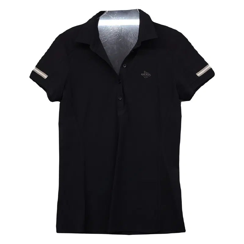 [BUNJANG] 2023 Golf Short Sleeve Polo T-shirt / 파리게이츠 블랙 골프 반팔 카라티 1