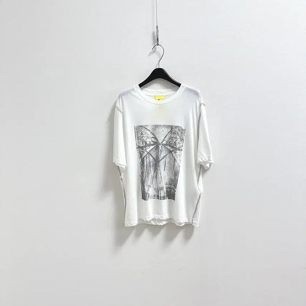 [BUNJANG] Lucky Chouette Stitch T-Shirt / 럭키슈에뜨 스티치 티셔츠