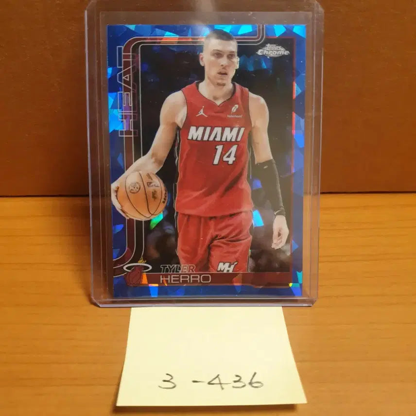 [BUNJANG] Topps Chrome Sapphire Tyler Herro Basketball Card / 탑스 크롬 사파이어 타일러 히로 농구카드
