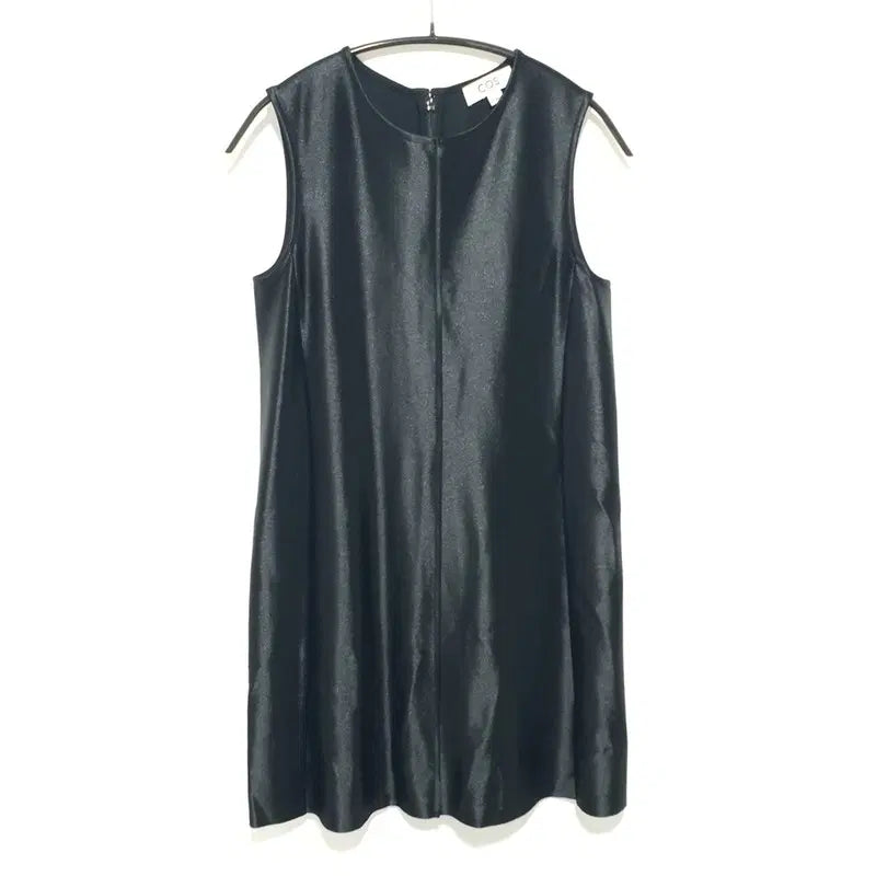 [BUNJANG] COS Sleeveless Paneled Satin Dress / 코스 민소매 패널드 새틴 원피스 XS_S2563