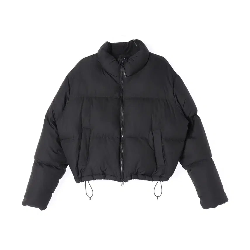 [BUNJANG] Brown Breath 23FW TAG Cropped Puffer Down Jacket / 브라운브레스 23FW TAG 태그 크롭 푸퍼 덕다운 크롭핏 하이넥 숏패딩 점퍼