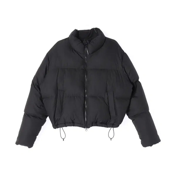 [BUNJANG] Brown Breath 23FW TAG Cropped Puffer Down Jacket / 브라운브레스 23FW TAG 태그 크롭 푸퍼 덕다운 크롭핏 하이넥 숏패딩 점퍼