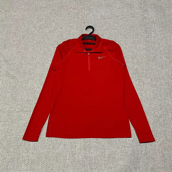 [BUNJANG] Nike Women's XL Long Sleeve Functional Half-Zip T-Shirt N.4716 / XL 나이키 반집업 기능성 여성 긴팔티셔츠 N.4716