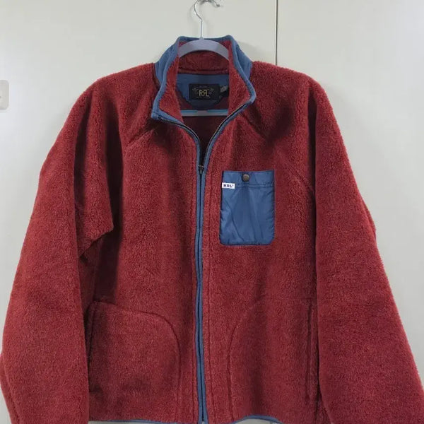 [BUNJANG] RRL Fleece Jacket Red L / RRL 플리스 자켓 레드 L