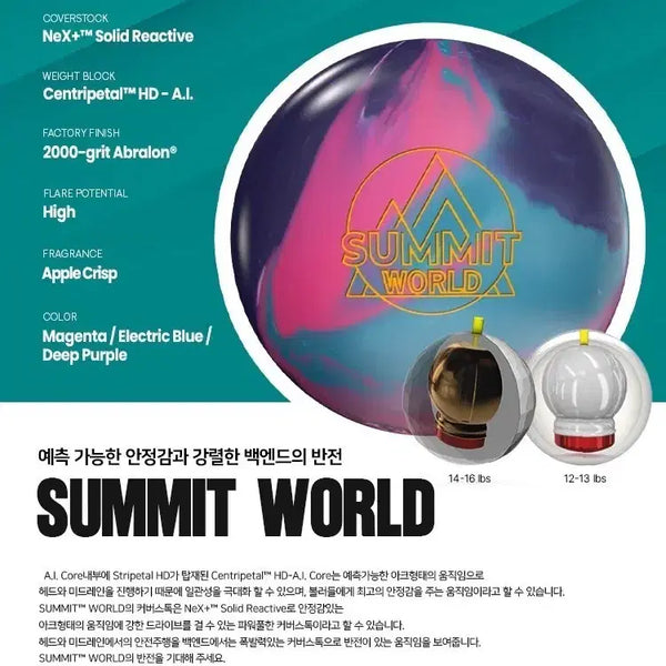 [BUNJANG] Storm Summit World Certified Bowling Ball 15lb / [중고 볼링공] 스톰 공인구 써밋 월드 15파운드
