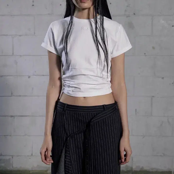 [BUNJANG] Bohemse Hook Crop Top / 보헴서 백 후크 크롭티