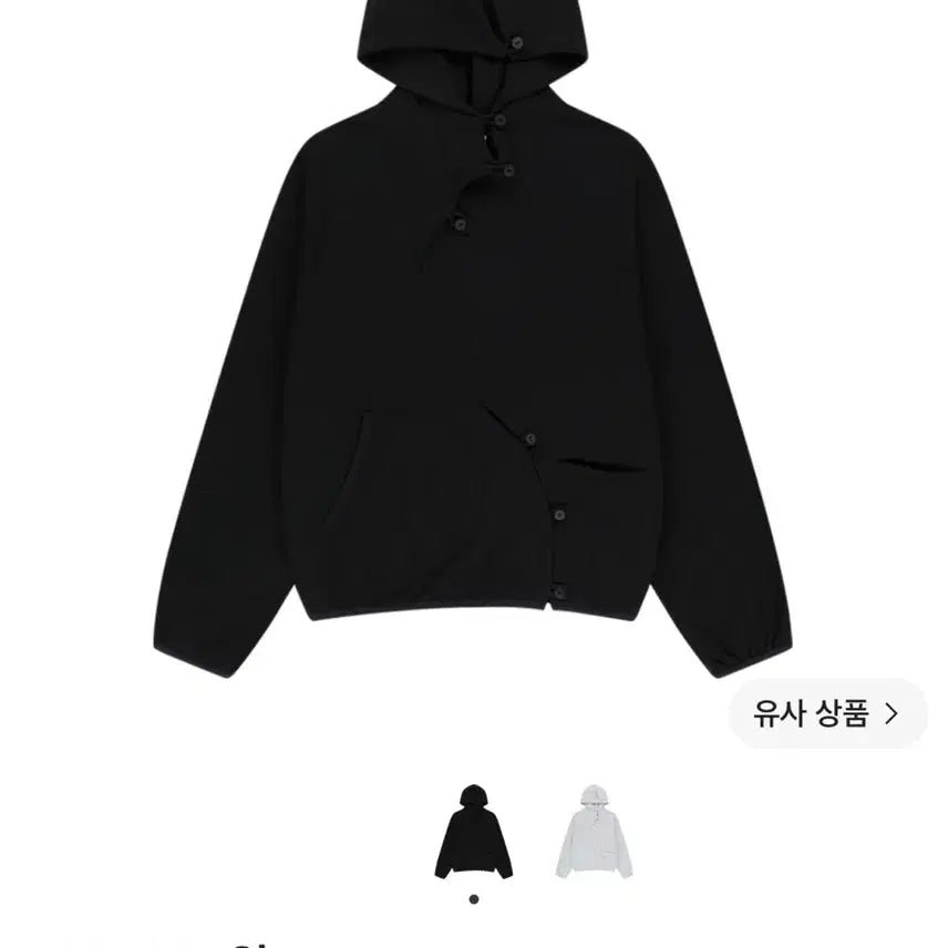 [BUNJANG] Sansan Gear Button Hoodie / 산산기어 버튼 후디