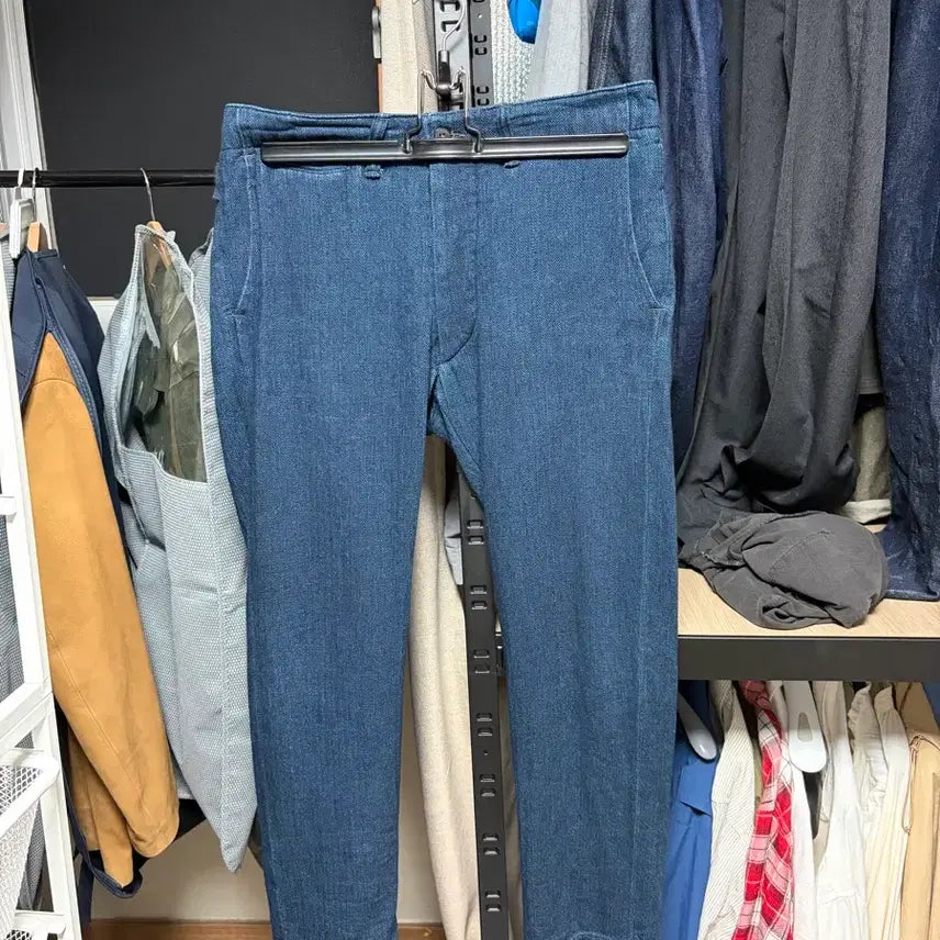 [BUNJANG] RRL Indigo Herringbone Trousers Size 31/30 / 더블알엘 인디고 헤링본 트라우저 31/30