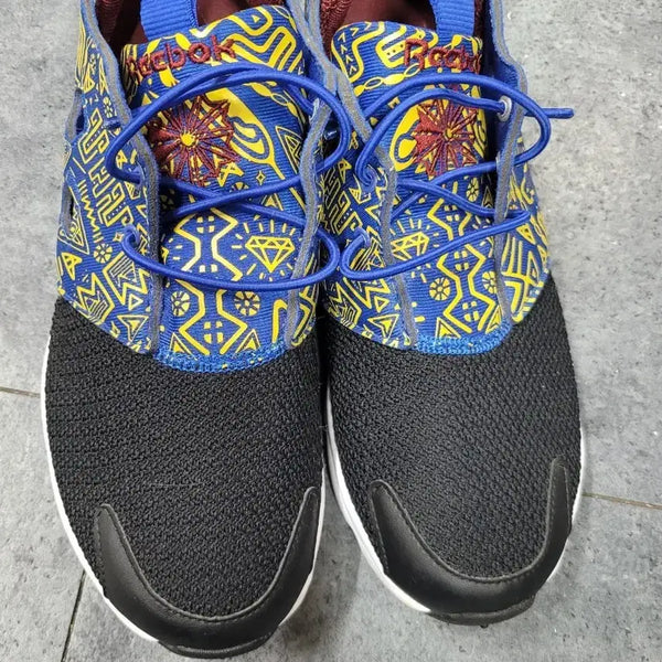 [BUNJANG] Reebok Blue Pattern Sneakers Size 255 / 리복 운동화 블루 패턴 255